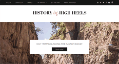 Desktop Screenshot of historyinhighheels.com